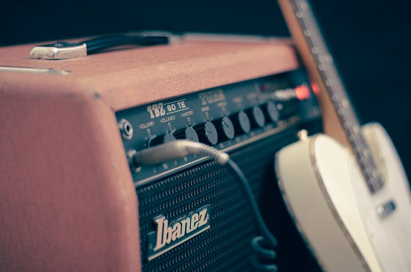 Solo-Gitarre und Rock- Musik
